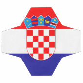Kroatien-Flagge Fußball (Flach)