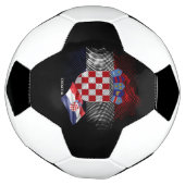 Kroatien-Flagge Fußball (Gedreht)
