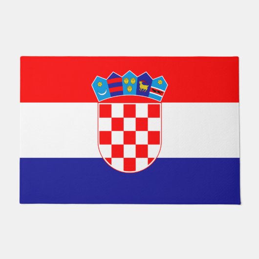 Kroatien-Flagge Fußmatte (Vorderseite)