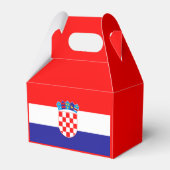 Kroatien-Flagge - GefälligkeitsBox Geschenkschachtel (Rückseite)