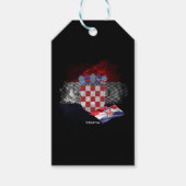 Kroatien-Flagge Geschenkanhänger (Vorderseite)