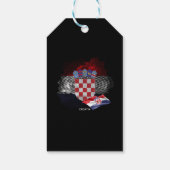Kroatien-Flagge Geschenkanhänger (Rückseite)