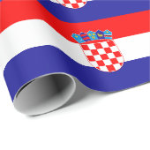 Kroatien-Flagge Geschenkpapier (Rolleneckpunkt)