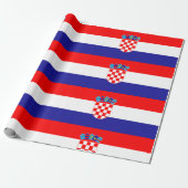 Kroatien-Flagge Geschenkpapier (Ungerollt)