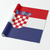 Kroatien-Flagge Geschenkpapier (Ungerollt)