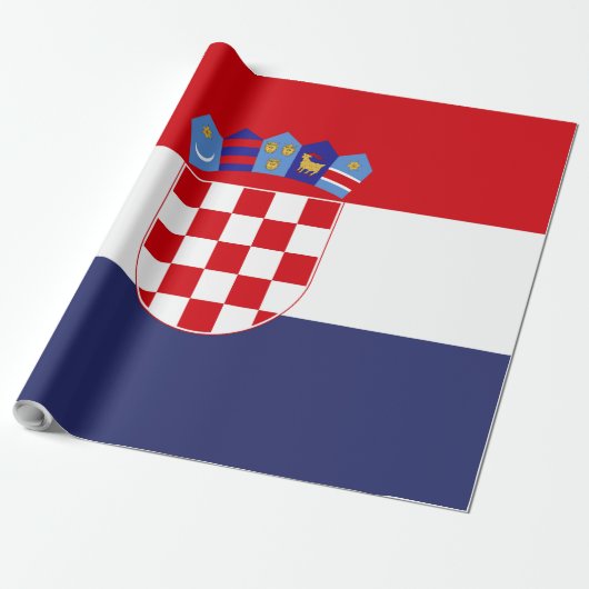 Kroatien-Flagge Geschenkpapier (Ungerollt)
