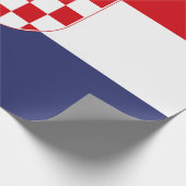 Kroatien-Flagge Geschenkpapier (Ecke)