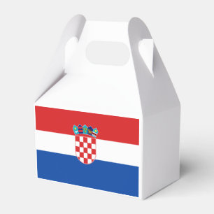 Kroatien-Flagge Geschenkschachtel