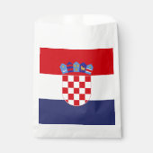 Kroatien-Flagge Geschenktütchen (Vorderseite)