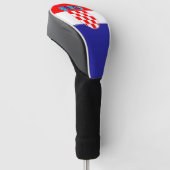 Kroatien-Flagge Golf Headcover (angewinkelt)