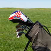 Kroatien-Flagge Golf Headcover (In SItu)
