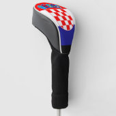 Kroatien-Flagge Golf Headcover (angewinkelt)
