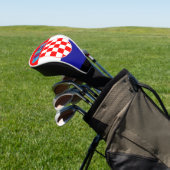 Kroatien-Flagge Golf Headcover (In SItu)