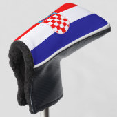 Kroatien-Flagge Golf Headcover (3/4 Vorderseite)