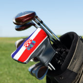 Kroatien-Flagge Golf Headcover (In Situ)