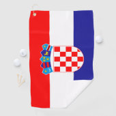 Kroatien Flagge Golf Tower Golfhandtuch (Insitu)