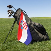 Kroatien Flagge Golf Tower Golfhandtuch (Gras)