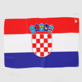 Kroatien-Flagge Golfhandtuch (Horizontal)