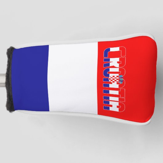 Kroatien Flagge Gorgetic Patriotic Golf Headcover (Vorderseite)