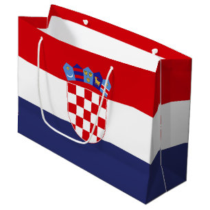 Kroatien-Flagge Große Geschenktüte
