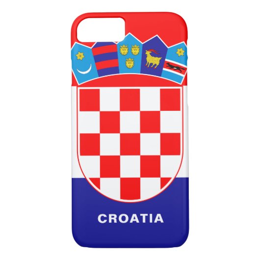 Kroatien-Flagge iPhone Fall Case-Mate iPhone Hülle (Rückseite)