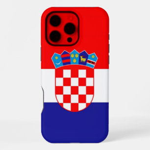 Kroatien-Flagge iPhone 16 Pro Max Hülle