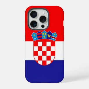 Kroatien-Flagge iPhone 15 Pro Hülle