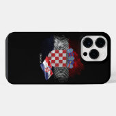 Kroatien-Flagge iPhone Hülle (Rückseite (Horizontal))