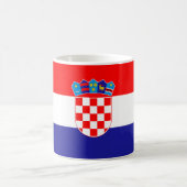 Kroatien-Flagge Kaffeetasse (Mittel)