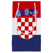 Kroatien-Flagge Kleine Geschenktüte (Vorderseite)