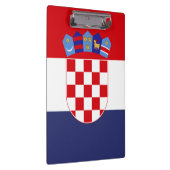 Kroatien-Flagge Klemmbrett (Rechts)