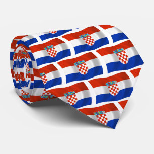 Kroatien Flagge Krawatte