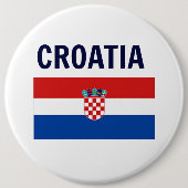 Kroatien - Flagge Kroatiens, Button (Vorderseite)