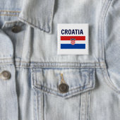 Kroatien - Flagge Kroatiens Button (Beispiel)