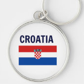 Kroatien - Flagge Kroatiens, Schlüsselanhänger (Vorne)