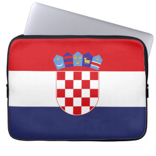 Kroatien-Flagge Laptopschutzhülle