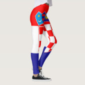Kroatien-Flagge Leggings (Rechts)
