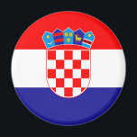 Kroatien-Flagge Magnet<br><div class="desc">Kroatien-Flagge</div>
