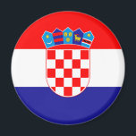 Kroatien-Flagge Magnet<br><div class="desc">Kroatien-Flagge</div>