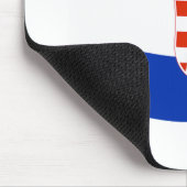 Kroatien-Flagge-Mauspad Mousepad (Ecke)