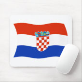 Kroatien-Flagge-Mauspad Mousepad (Mit Mouse)