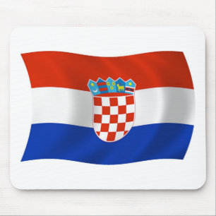Kroatien-Flagge-Mauspad Mousepad