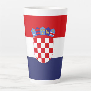 Kroatien-Flagge Milchtasse