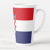 Kroatien-Flagge Milchtasse (Rechts)