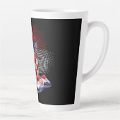 Kroatien-Flagge Milchtasse (Rechts)
