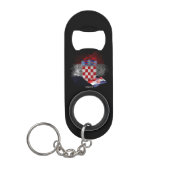 Kroatien-Flagge Mini Flaschenöffner (Vorderseite)