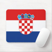 Kroatien-Flagge Mousepad (Mit Mouse)