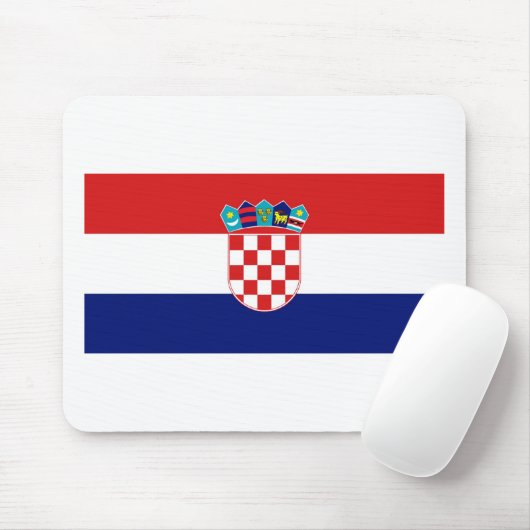 Kroatien-Flagge Mousepad (Mit Mouse)