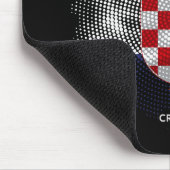 Kroatien-Flagge Mousepad (Ecke)