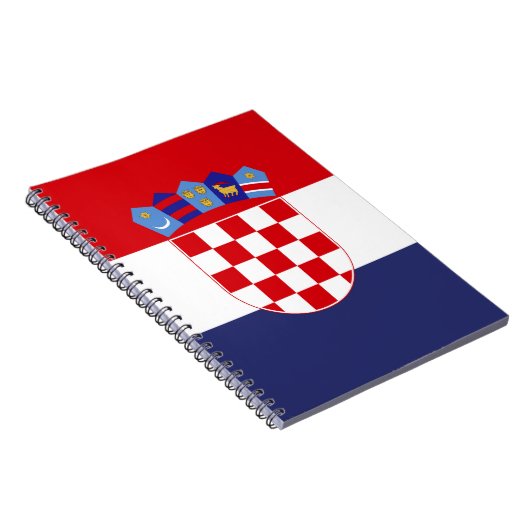 Kroatien-Flagge Notizblock (Rechte Seite)